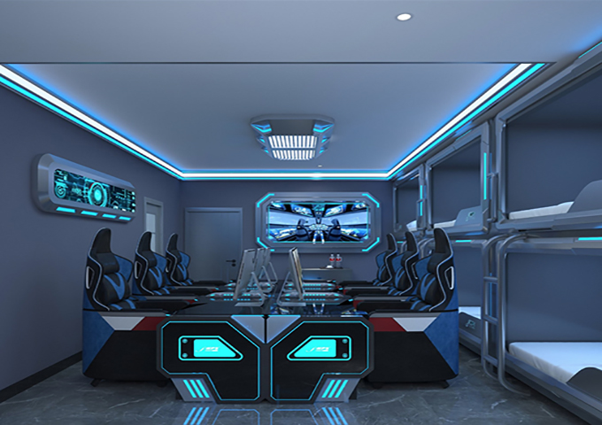 電競主題酒店裝修效果圖 src=