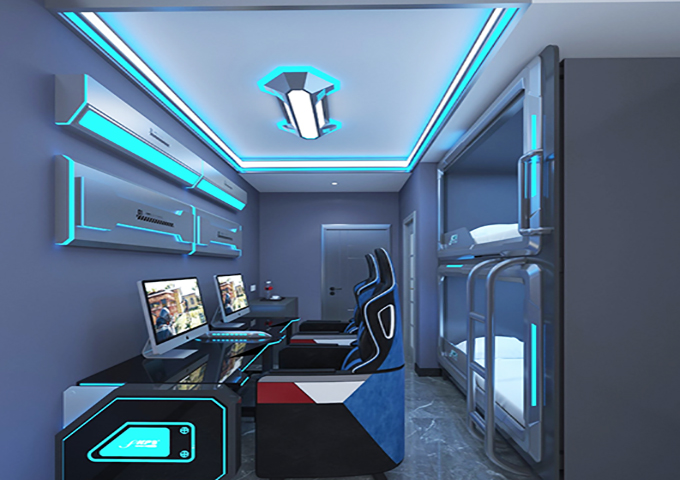 電競主題酒店裝修效果圖 src=