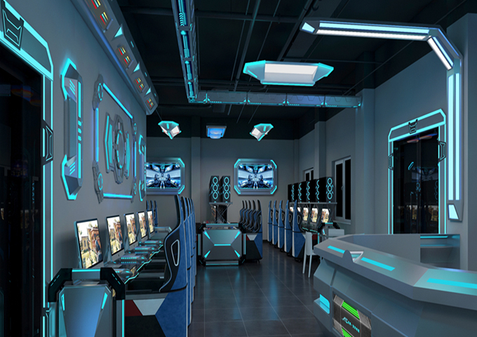電競主題酒店裝修效果圖 src=