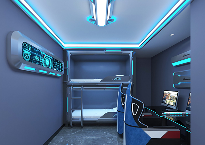 電競主題酒店裝修效果圖 src=