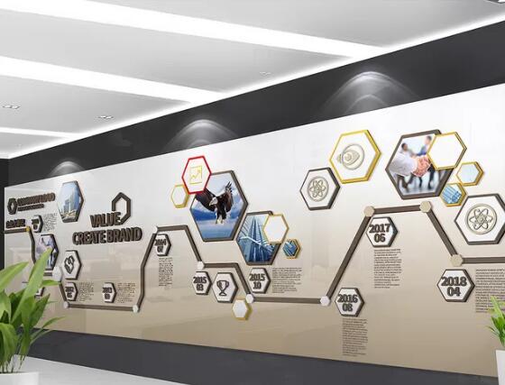 企業文化墻圖一