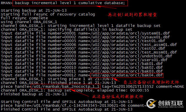 Oracle RMAN兩種庫增量備份的區別是什么