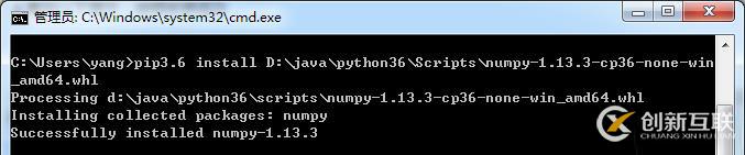 如何在python安裝numpy