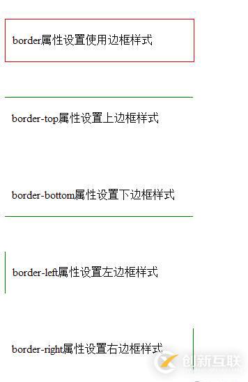 html中div邊框線的設置方法