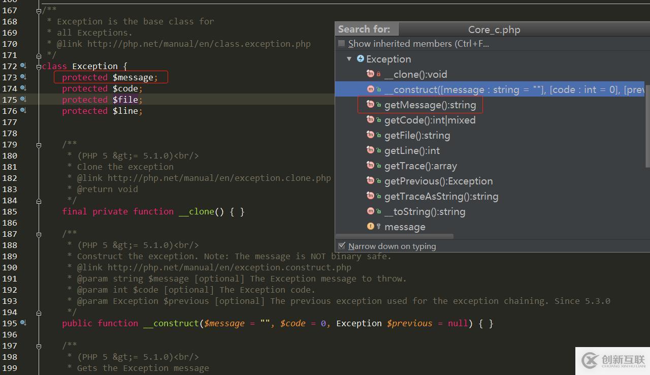 php中Exception實例應該怎么修改message?