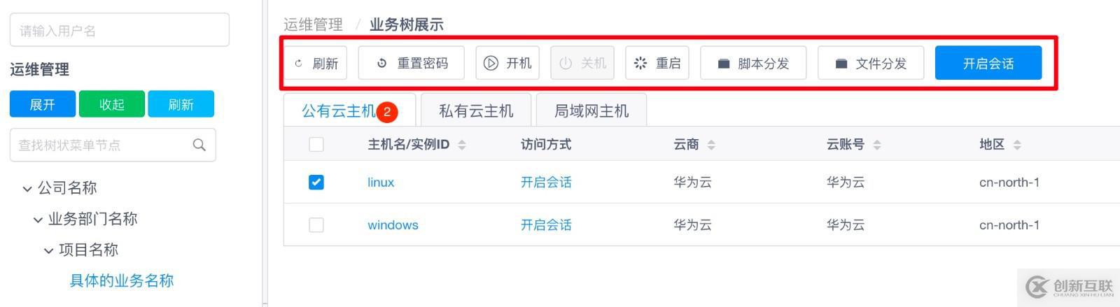 怎么使用TiOps的業(yè)務(wù)樹管理?