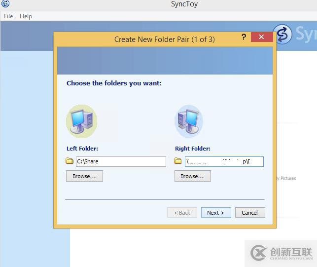 使用SyncToy 同步Windows數據到linux