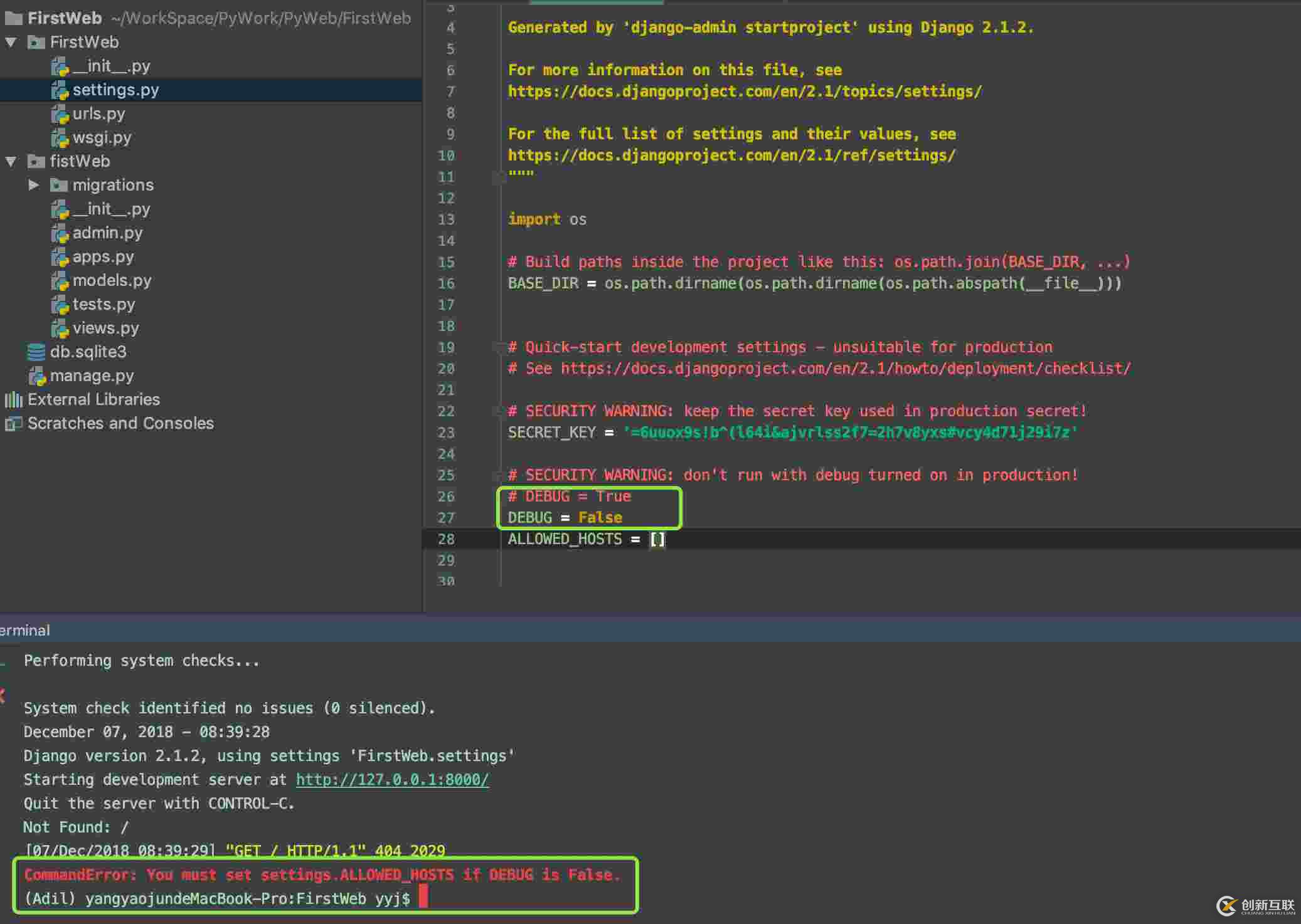 怎么在python中使用Django創建一個應用