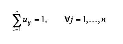 模糊c均值聚類和k-means聚類的數學原理
