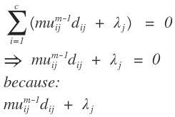 模糊c均值聚類和k-means聚類的數學原理