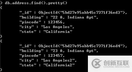 MongoDB關系-1對多引用式關系應用