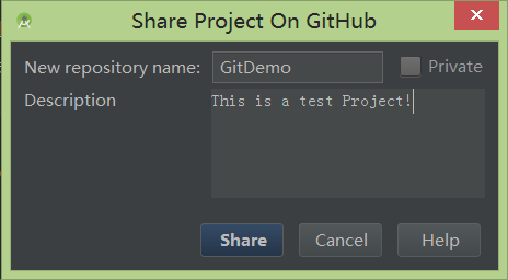 詳解androidstudio項目上傳到github方法以及步驟