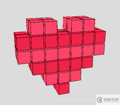 p5.js臨摹旋轉愛心