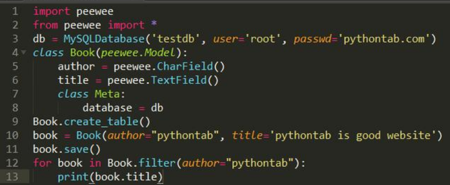 幾個MySQL在Python中操作示例，MySQL利用于Python的實戰！