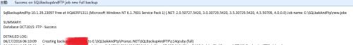 SQL Server數據庫備份及上傳