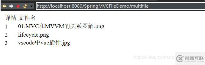 SpringMVC實現多文件上傳