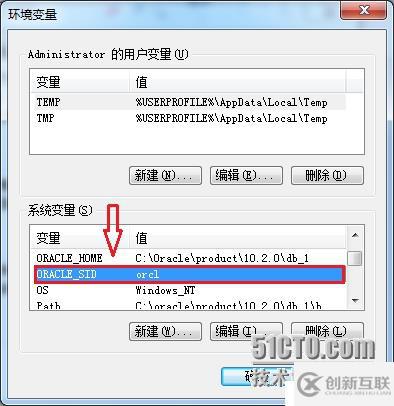 Windows下設置Oracle10g的環境變量
