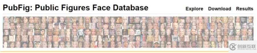 人臉識別數據集 - PubFig: Public Figures Face Database