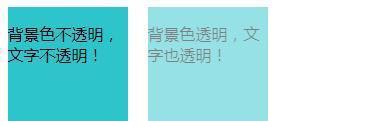 css設置透明度的方法