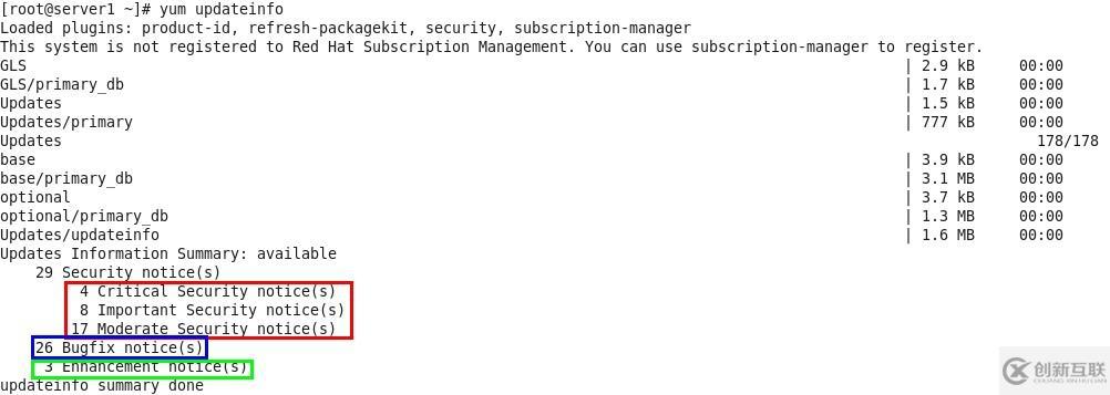 RH413 UNIT 1 TRACKING SECURITY UPDATES