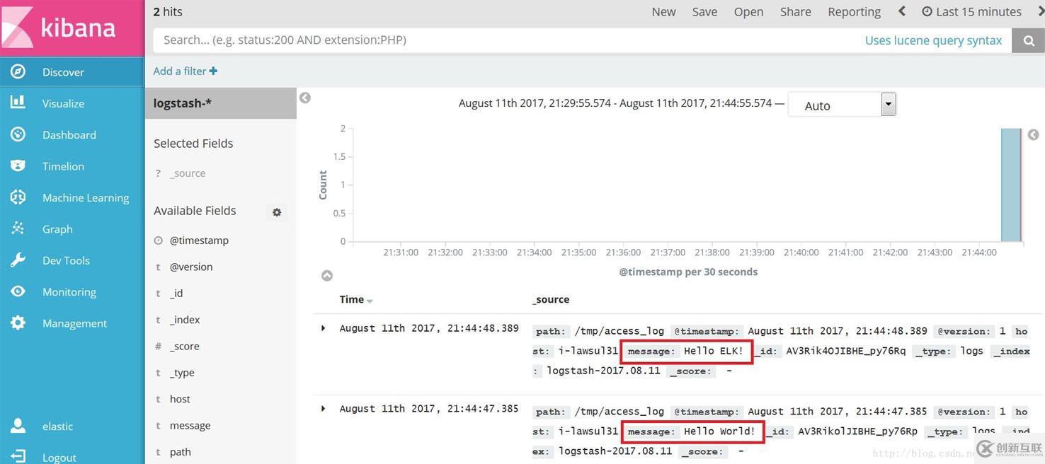 怎么使用Docker快速部署ELK環境