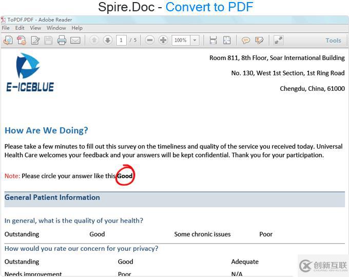 Spire.Office for .NET 提供制圖，制表，電子郵件，條形碼以及數據導出的功能