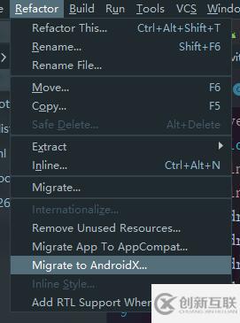 Android Studio怎么實現將support庫改成Androidx