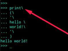 python實現換行寫代碼的方法
