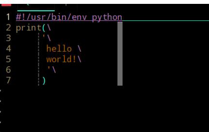 python實現換行寫代碼的方法