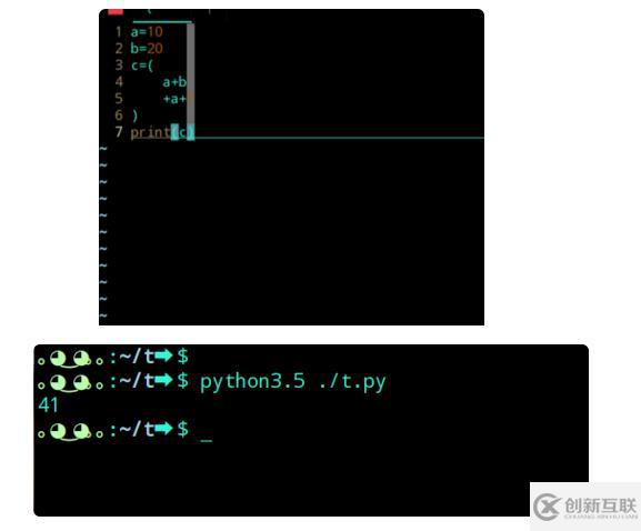 python實現換行寫代碼的方法