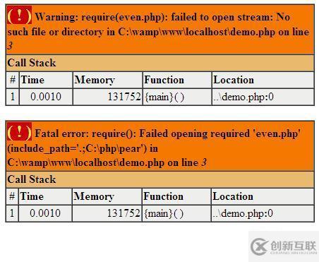 PHP中include()和require()函數(shù)之間的區(qū)別是什么