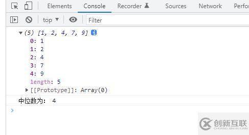 JavaScript如何求數組中位數