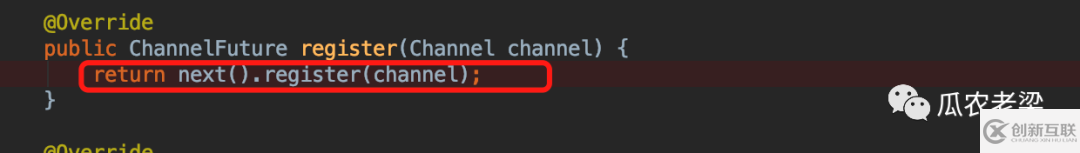 Netty組件中怎么注冊Channel