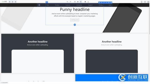 VvvebJs怎么簡單拖拽即生成網頁