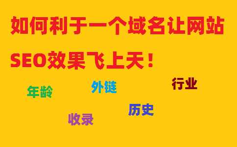 如何利于一個域名讓網(wǎng)站SEO效果飛上天！